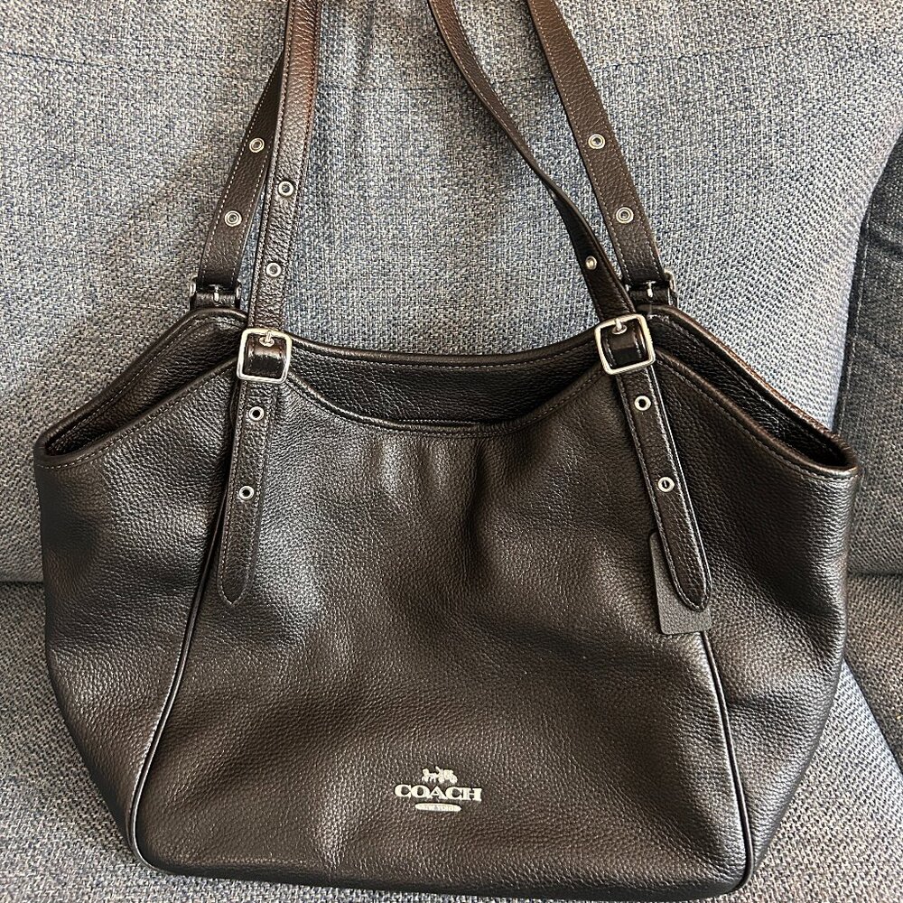 Coach Meadow shoulder bag in black